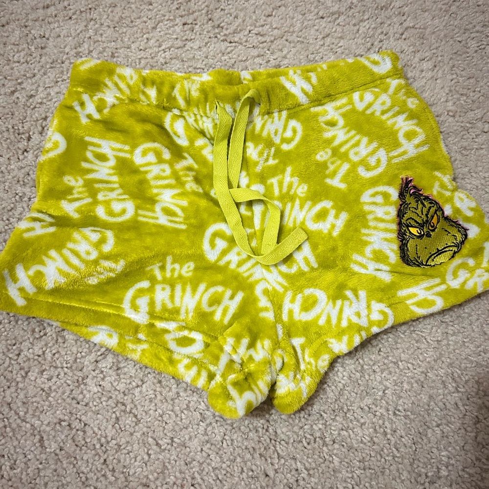 The Grinch Women's Pajama Shorts - Yellow